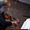 Jugendliche Kammermusiker zu Gast im Pianohaus Wedell im Taunus. Foto: Hinrich Wulff