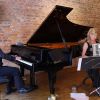 Wolfram und Bettina Born beim Konzert im Pianohaus Wedell, Foto: Bernhard Vogt